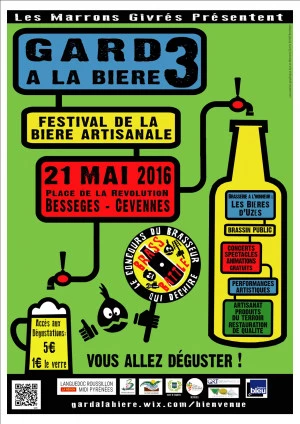 Affiche Festival Gard à la Bière - 3ème édition