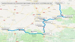 Affiche Légion étrangère : Tournée d'information et de recrutement en Occitanie.