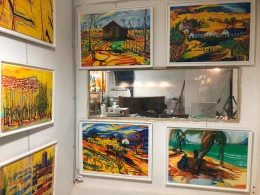 Vue Atelier - mini galerie - <p>Atelier et mini galerie</p> - Claude René Tarrit
