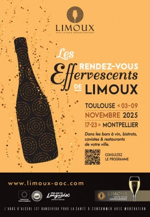 Affiche Les Rendez-Vous Effervescents de Limoux – Toulouse