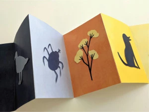 Affiche Atelier découpage "Le jour se lève"