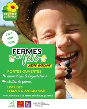 Affiche "Fermes en Fête" en Occitanie