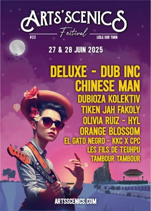 Affiche Festival Arts'Scénics 2025