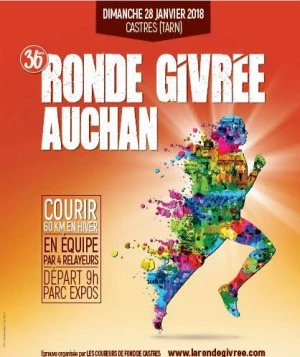 Affiche Harmonie Mutuelle, Partenaire santé de la Ronde Givrée de Castres