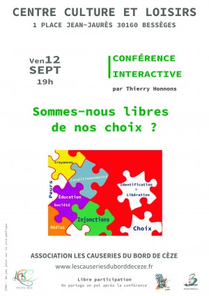 Affiche Sommes-nous libre de nos choix ?