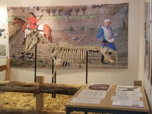 Affiche Exposition "vivre à Lagrave au VI°-XII° siècles"