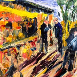 What We Exchange - Huile sur toile 50 × 65 cm - © David C. Giles 