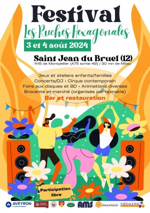Affiche Festival Les Ruches Hexagonales