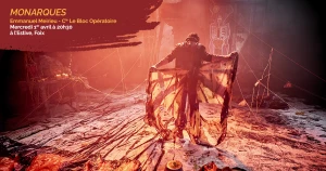 Affiche Théâtre - "Monarques" de Emmanuel Meirieu, Cie Le Bloc Opératoire