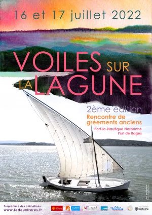 Affiche Voiles sur la lagune