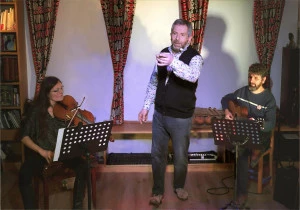 Affiche Apéro-concert le Cabaret de Jalenques