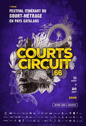 Affiche Festival Courts Circuit 66 itinérant et gratuit