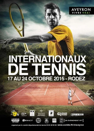 Affiche 21ème Internationaux de Tennis de Rodez-Aveyron