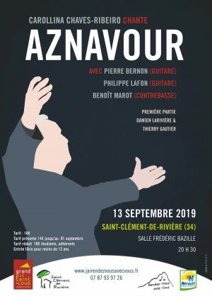 Affiche CHARLES AZNAVOUR 