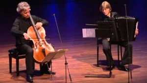 Affiche Elodie Soulard-Raphael Pidoux : Accordéon et Violoncelle à l'Abbaye