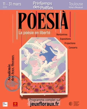 Affiche Poesià : la poésie en liberté