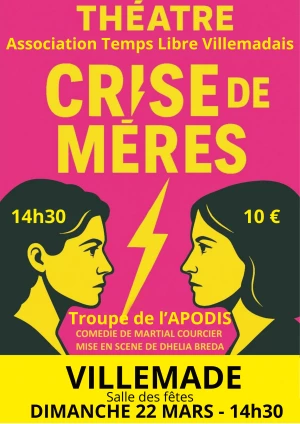 Affiche Théâtre : Crise de mères