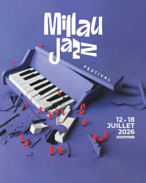 Affiche Millau Jazz Festival | 12 au 18 juillet | Millau et Sud-Aveyron