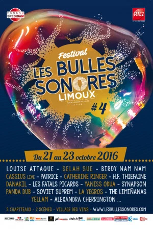 Affiche Le festival des Bulles Sonores