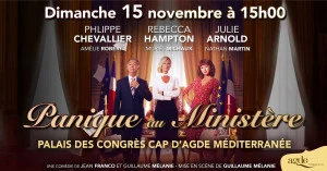 Affiche Théâtre : Panique au Ministère