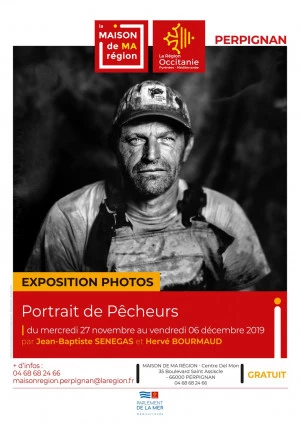 Affiche Exposition photographique : portrait de pêcheurs (Dans le cadre de la Semaine de la Mer)