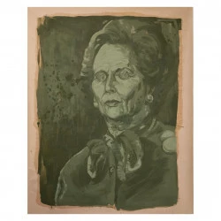 PRISME 6 - Huile sur papier kraft - 100 x 80 cm - 2021