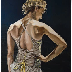 Marie. - Huile sur toile. 92 X 73