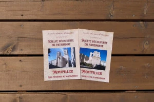 Affiche RALLYE URBAIN "à la découverte du Patrimoine" de Montpellier