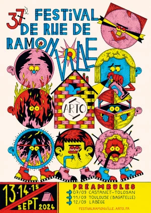 Affiche Festival de rue de Ramonville 2024