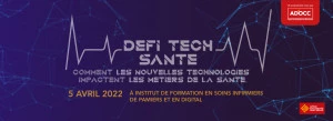 Affiche Défi Tech Santé, la santé décentralisée