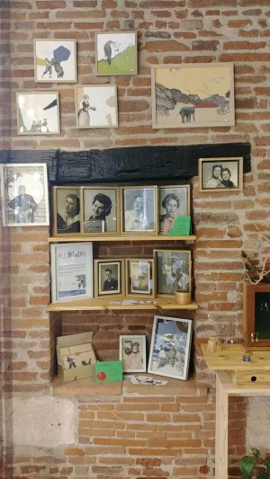 Affiche Exposition invitée boutique Pimpanelo de Gaillac