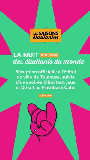 Affiche La Nuit des Étudiants du Monde 2024 