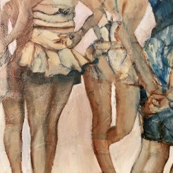 Ivresse 1 - Huile sur toile 41*24 2024