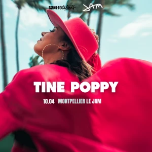 Affiche Tine Poppy au Jam