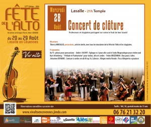 Affiche Concert de clôture