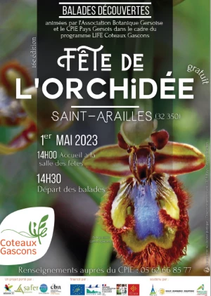 Affiche Fête de l'orchidée – 16e édition