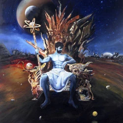 Saturne - Huile sur Toile extrait du livret "Planètes Humonoïdes" - Christophe Dougnac 