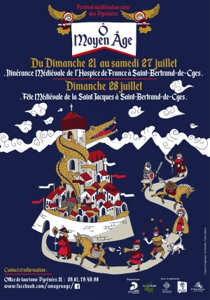 Affiche Festival Ô Moyen Âge