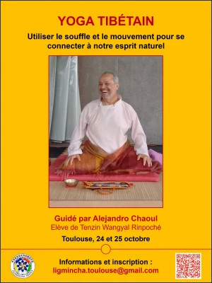 Affiche Stage de Yoga et méditation tibétaine