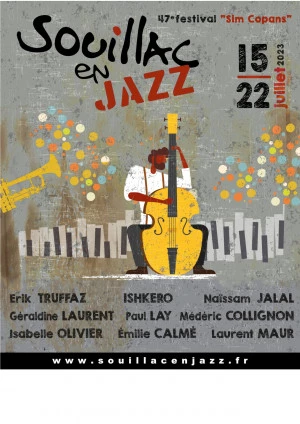 Affiche 47e festival de jazz "Sim Copans" de Souillac