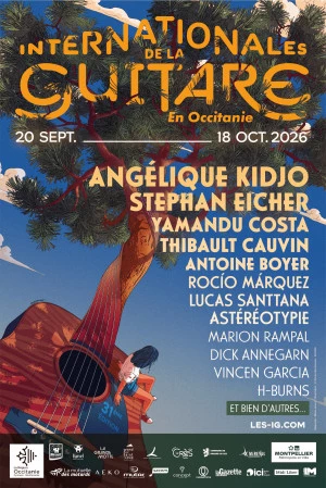 Affiche 31e édition des Internationales de la Guitare - en Occitanie