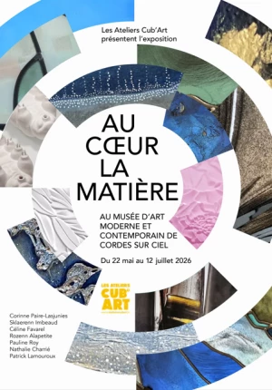 Affiche Au cœur la matière