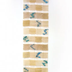 Lecture - Art textile - Tissage -.Lin et soie - Pierre Alventosa 