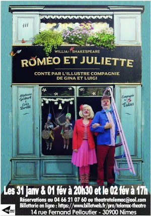 Affiche ROMÉO ET JULIETTE d'après William SHAKESPEARE