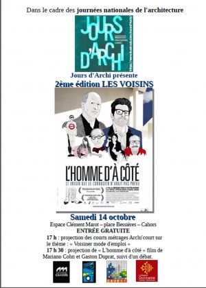 Affiche Jours D'ARchi 2ème édition : les voisins