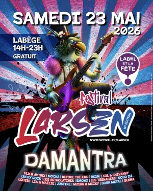 Affiche Festival Larsen - 19ème édition 