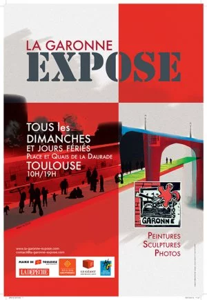 Affiche La Garonne expose 