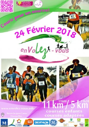 Affiche Envolez-vous 2018, Courir pour un sourire ! 