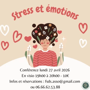 Affiche Conférence "le stress et les émotions"