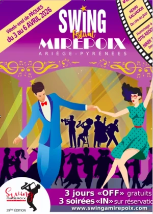 Affiche Festival "SWING A MIREPOIX"